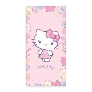 Flowers | Asciugamano | rosa pallido | Hello Kitty
