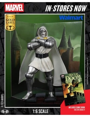 Mc Farlane Toys Marvel Comics Doctor Doom 1 1/6 Scale Statue Gold Label