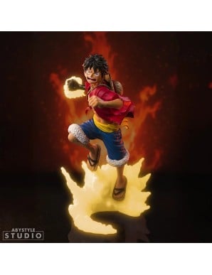 Abystyle Studio Super Figure Collection One Piece Monkey D. Luffy Red Hawk Glow in the Dark