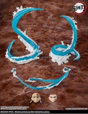 Bandai S.H. Figuarts Demon Slayer Kimetsu No Yaiba Water Breathing Effect Parts Set