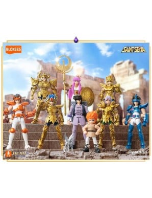Blokees Saint Seiya Galaxy Version 03 Gold Zodiac Box of 9 Random Model Kits