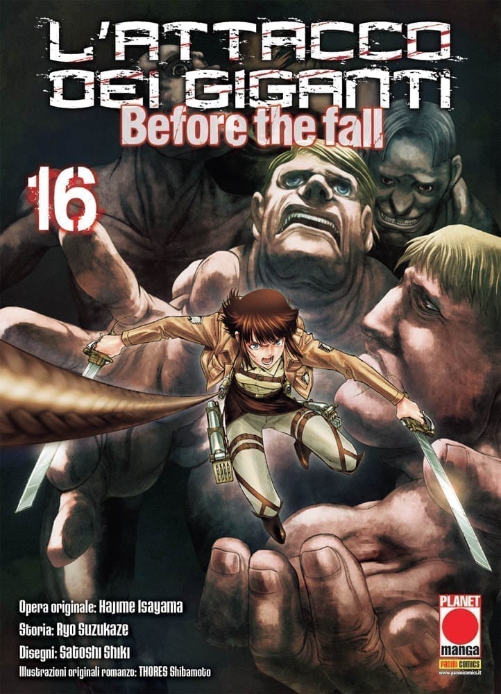 L’ATTACCO DEI GIGANTI – BEFORE THE FALL IL MANGA 16 MANGA SHOCK 16
