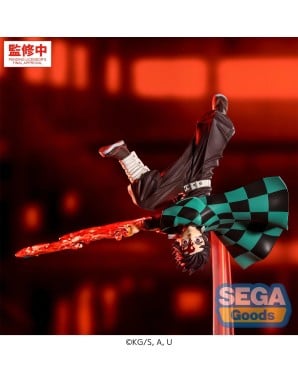 Sega Luminasta Demon Slayer Kimetsu no Yaiba Tanjiro Kamado Hinokami Kagura Setting Sun Transformation