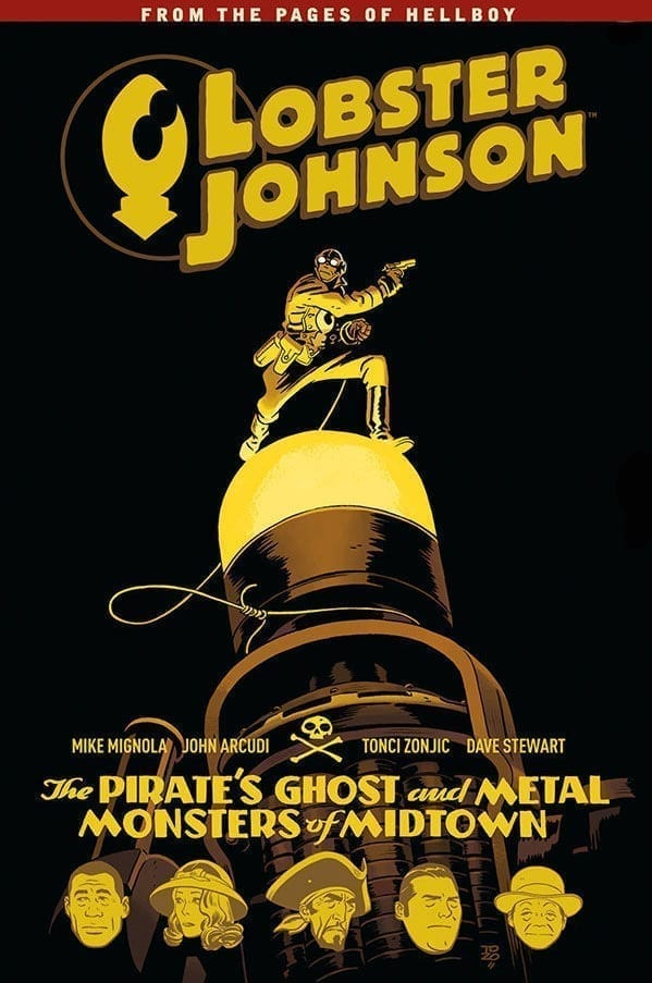 HELLBOY PRESENTA LOBSTER JOHNSON 5 IL FANTASMA DEL PIRATA E I MOSTRI DI METALLO