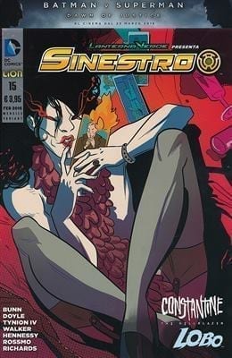 LANTERNA VERDE PRESENTA: SINESTRO NEW 52 15 VARIANT HELLBLAZER