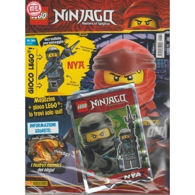 LEGO NINJAGO 30 IN REGALO: LE MINIFIGURE DI NYA PANINI BLOCKS 30