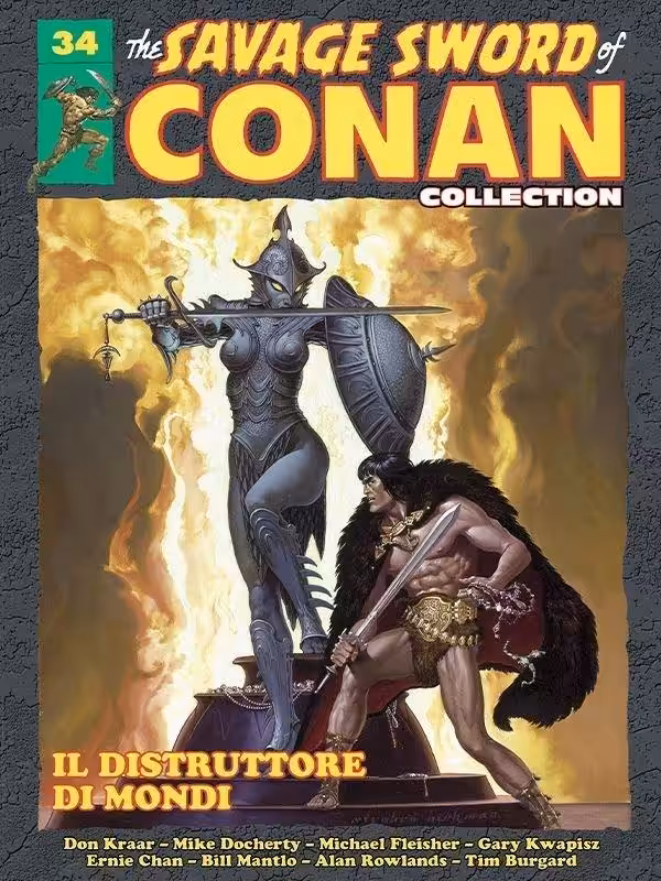 THE SAVAGE SWORD OF CONAN COLLECTION 34 – IL DISTRUTTORE DI MONDI