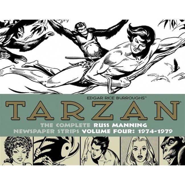 TARZAN: THE COMPLETE RUSS MANNING STRISCE GIORNALIERE E DOMENICALI VOL 4 1974 – 1979 COSMO BOOKS