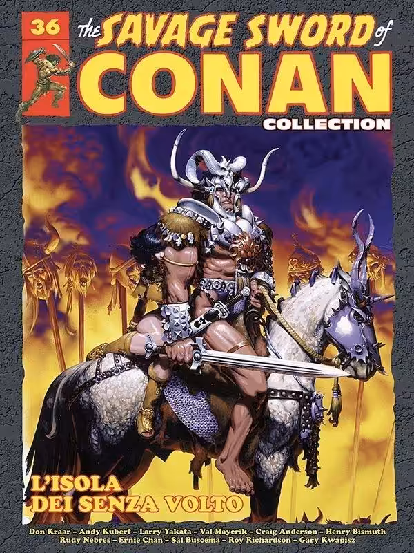 THE SAVAGE SWORD OF CONAN COLLECTION 36 – L’ISOLA SENZA VOLTO