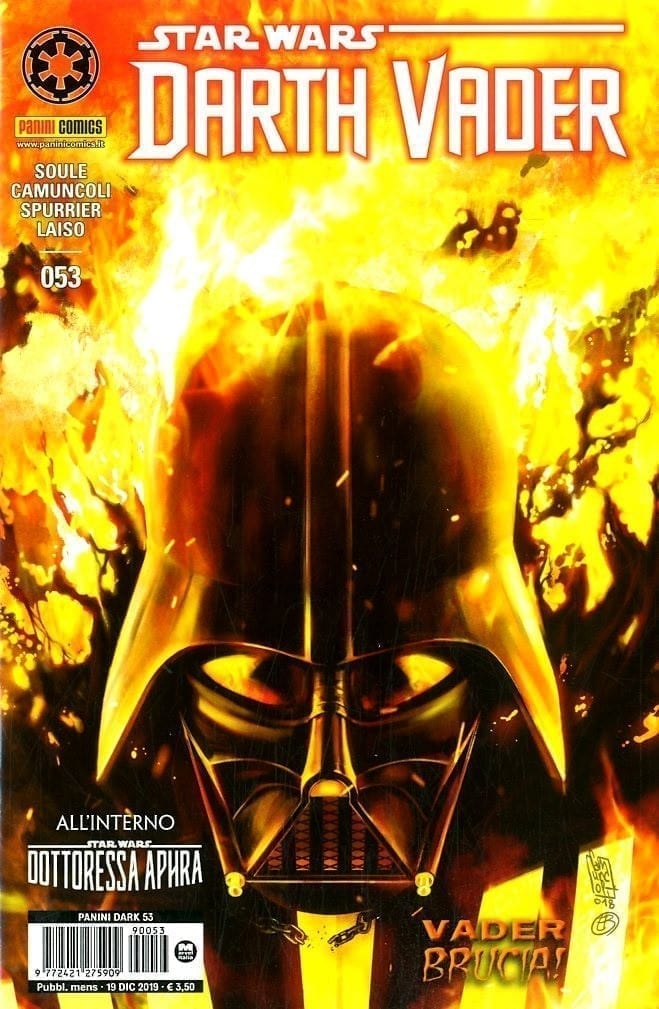 DARTH VADER (2017) 25 DI 39 PANINI DARK 53