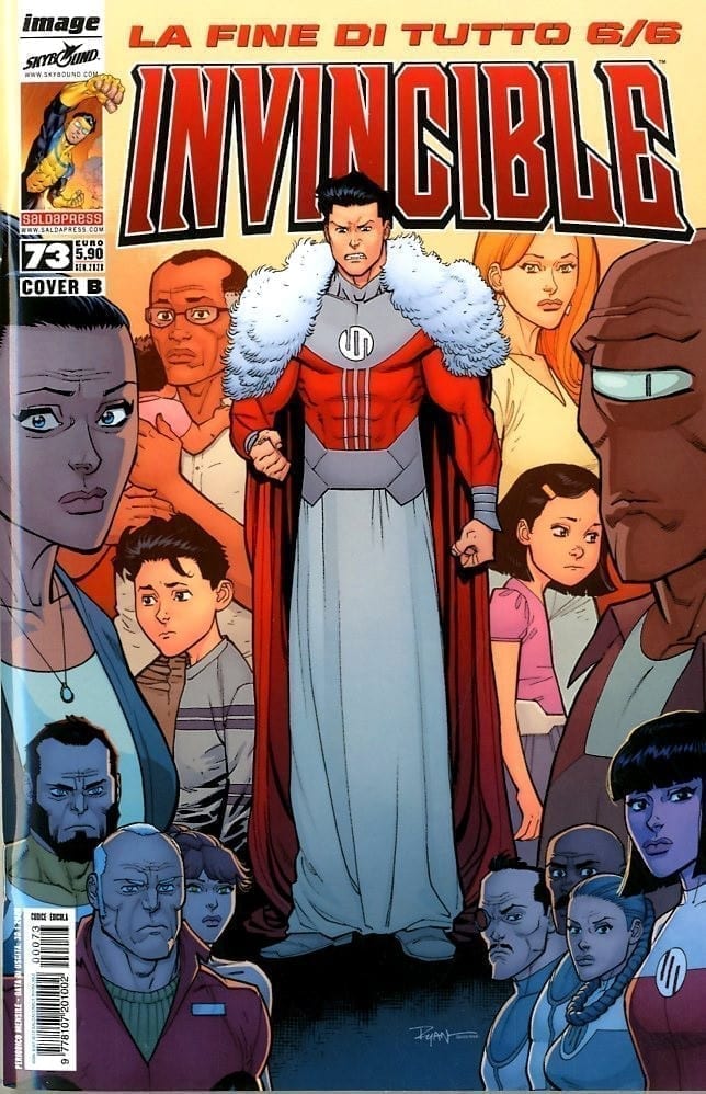 INVINCIBLE SALDAPRESS 73 VARIANT COVER B