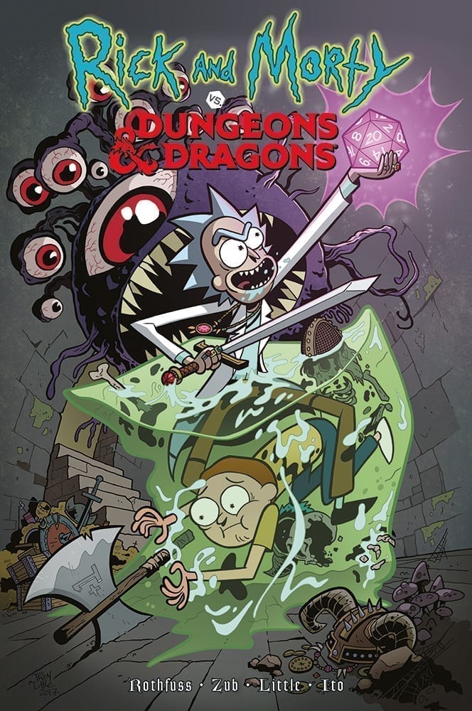DUNGEONS & DRAGONS VS RICK AND MORTY 1 PRIMA RISTAMPA