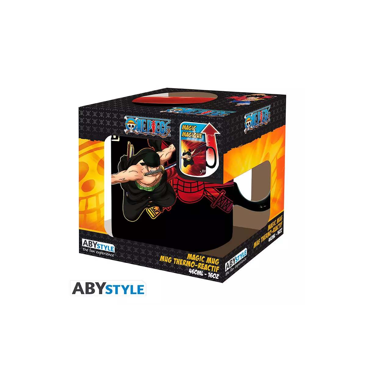 One Piece – TAZZA Heat Change – 460 ml – Zoro & Sanji