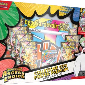 Pokémon Collezione con Poster Premium Mega Gardevoir – Megaevoluzione Ascesa Eroica