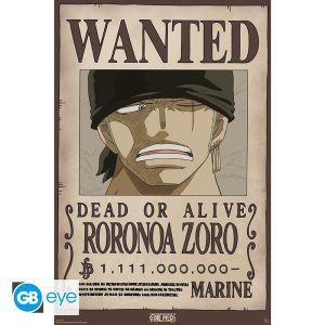 ONE PIECE – Poster Maxi 91.5×61 – Wanted Zoro Wano