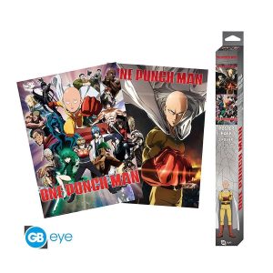 ONE PUNCH MAN – Set 2 Posters 52×38 – Saitama & Genos