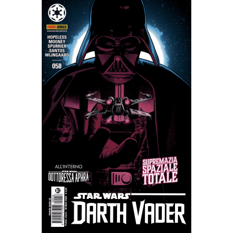 DARTH VADER (2017) 30 DI 39 PANINI DARK 58
