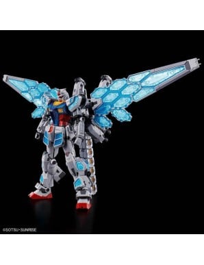 Bandai High Grade HG 1/144 Mobile Suit Gundam Next Future RX-78F00/E Gundam EX-001 Feather Unit Chemical Recycle Version