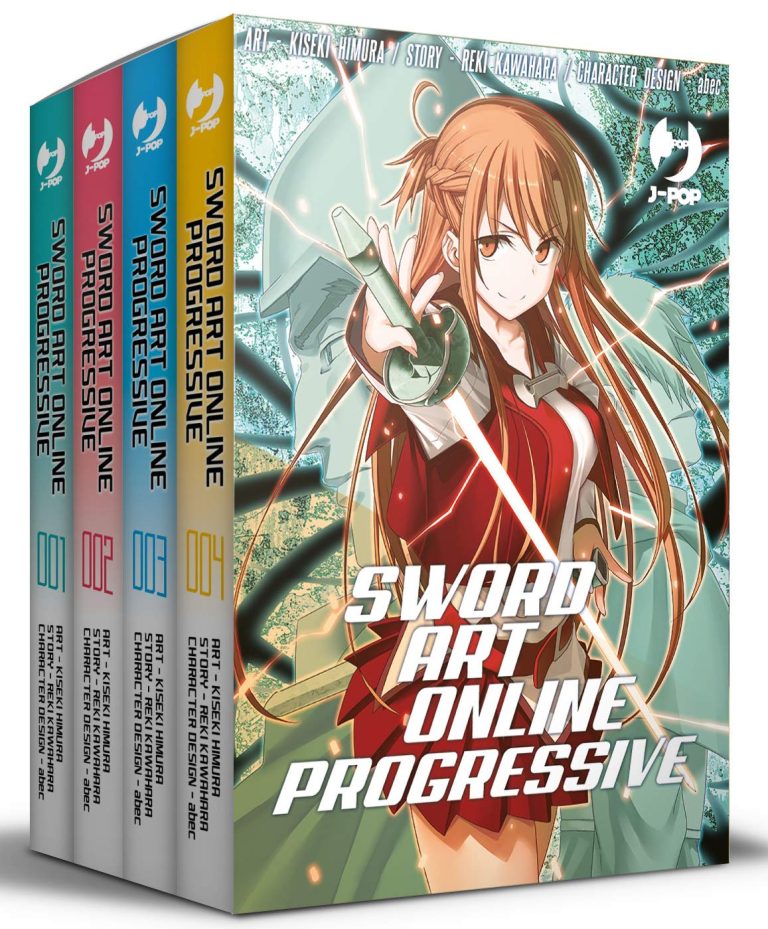 SWORD ART ONLINE PROGRESSIVE BOX 1 DI 2 CONTIENE I VOLUMI 1 – 4