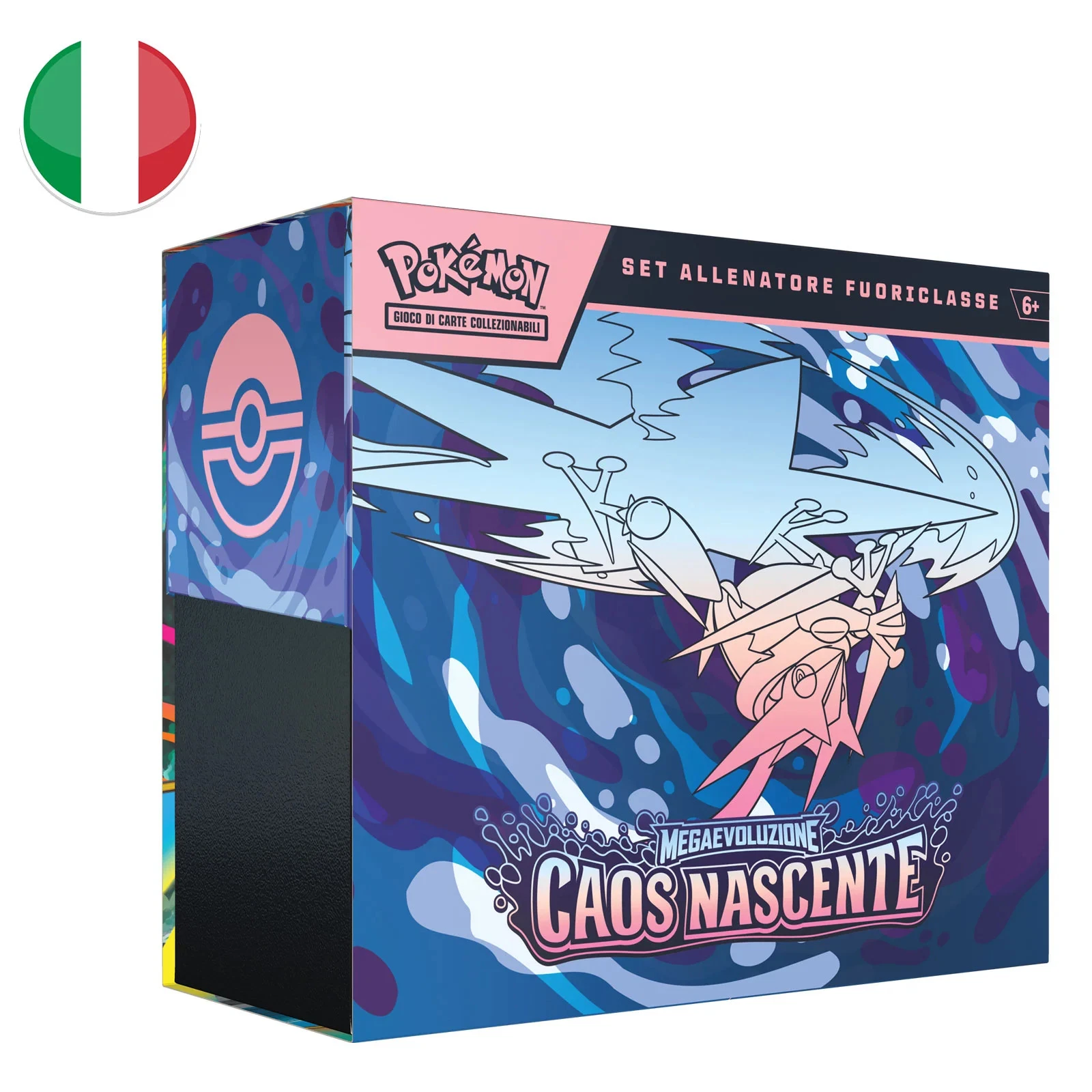 Pokémon – Caos Nascente Set Allenatore Fuoriclasse ETB Versione Italiano