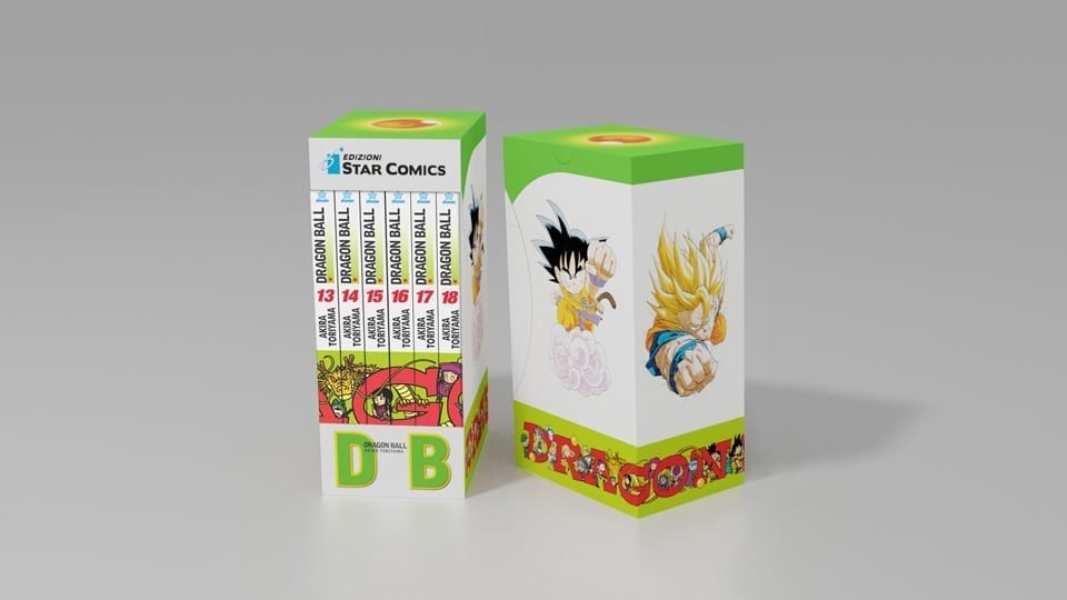 DRAGON BALL COLLECTION 3 DI 7 CONTIENE I VOLUMI DA 13 A 18 DI DRAGON BALL EVERGREEN STAR COLLECTION 9