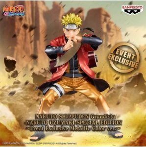 Banpresto Naruto Shippuden Grandista Naruto Uzumaki Special Edition Event Exclusive