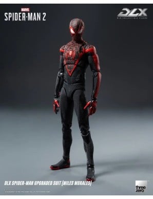 Threezero Marvel’s Spider-Man 2 DLX Collectible Figure Spider-Man Upgraded Suit Miles Morales
