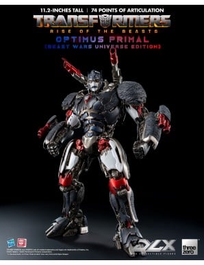 Threezero Transformers Rise of the Beasts DLX Scale Collectible Figure Series Optimus Primal Beast Wars Universe Edition