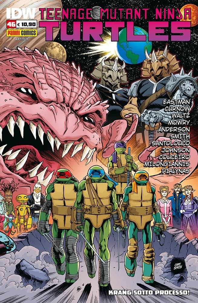 TEENAGE MUTANT NINJA TURTLES EDICOLA 46 DI 78 PANINI NINJA 46