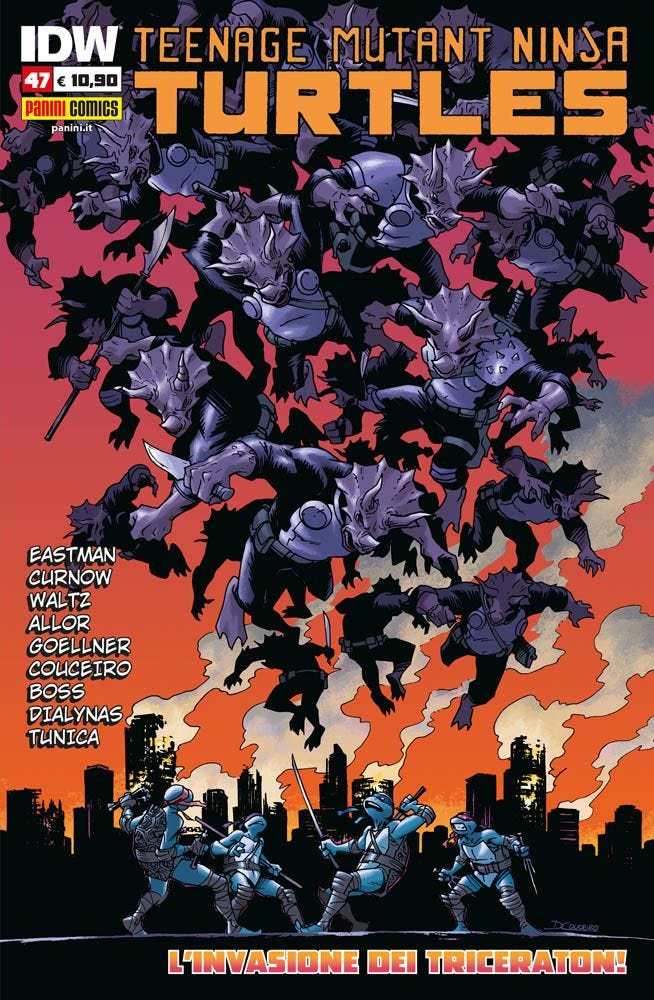 TEENAGE MUTANT NINJA TURTLES EDICOLA 47 DI 78 PANINI NINJA 47