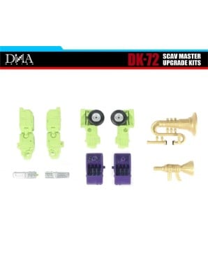DNA Design DK-72 Upgrade Kits for Transformers The Movie Studio Series Deluxe Class Constructicon Scavenger