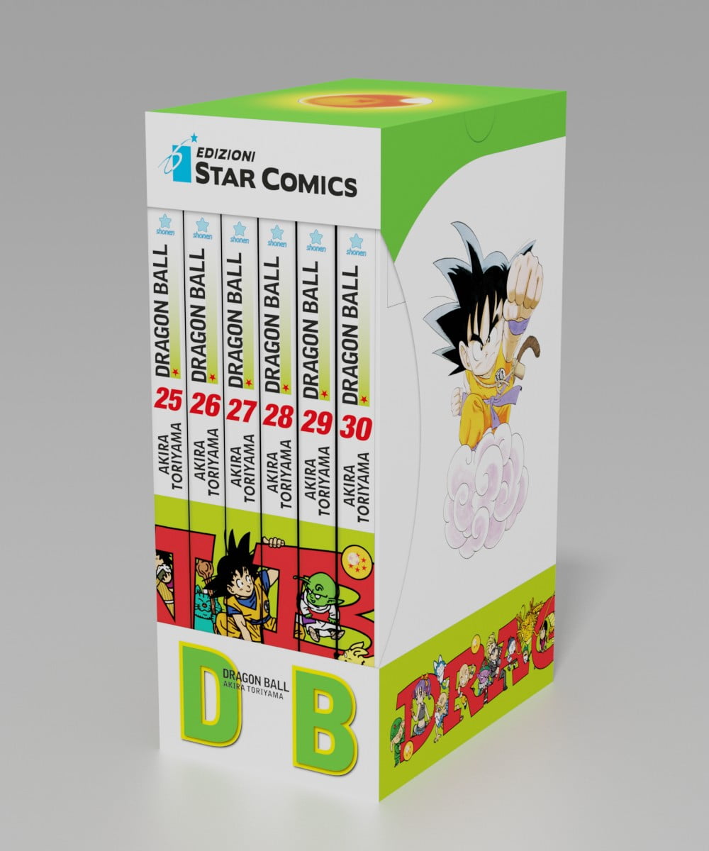 DRAGON BALL COLLECTION 5 DI 7 CONTIENE I VOLUMI DA 25 A 30 DI DRAGON BALL EVERGREEN STAR COLLECTION 17