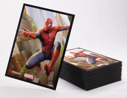 GAMEGENIC Magic: The Gathering – Marvel’s Spider-Man – Premium Art Sleeves – Spider-Man
