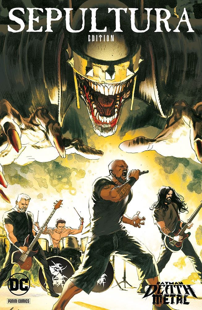 BATMAN: DEATH METAL 5 VARIANT BAND EDITION DC CROSSOVER 11