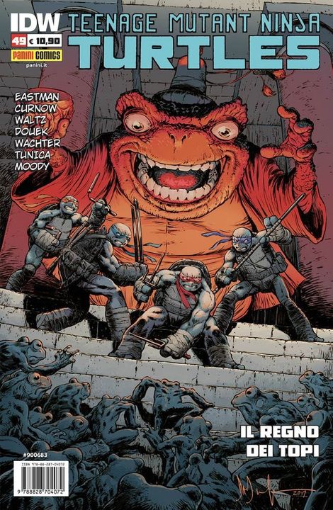 TEENAGE MUTANT NINJA TURTLES EDICOLA 49 DI 78 PANINI NINJA 49
