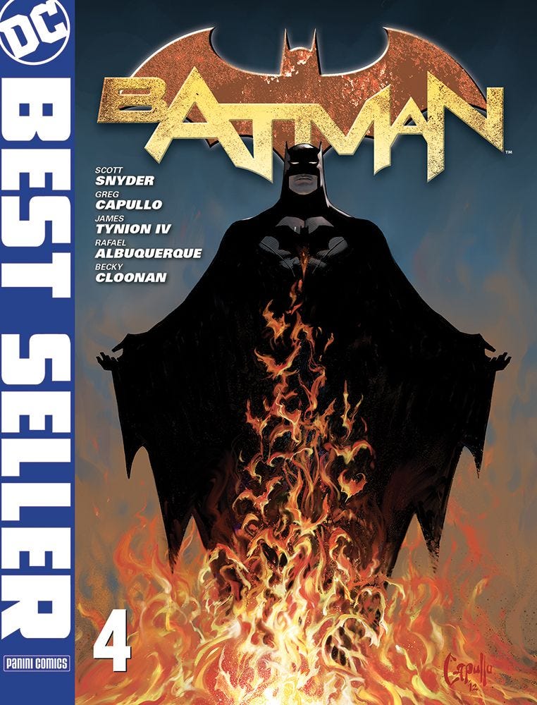 BATMAN DI SCOTT SNYDER & GREG CAPULLO 4 PRIMA RISTAMPA DC BEST SELLER 4