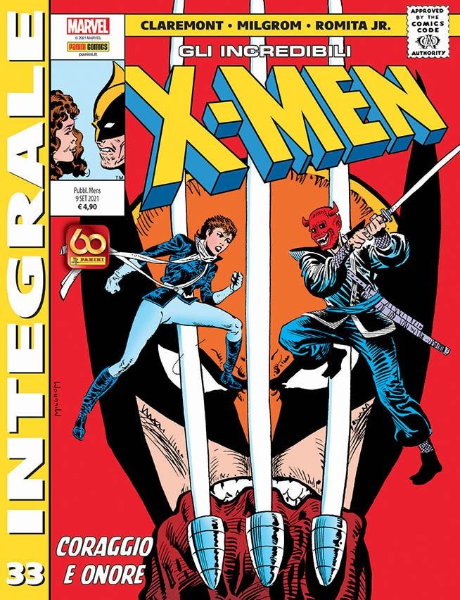 MARVEL INTEGRALE: GLI INCREDIBILI X-MEN DI CHRIS CLAREMONT 33 MARVEL INTEGRALE