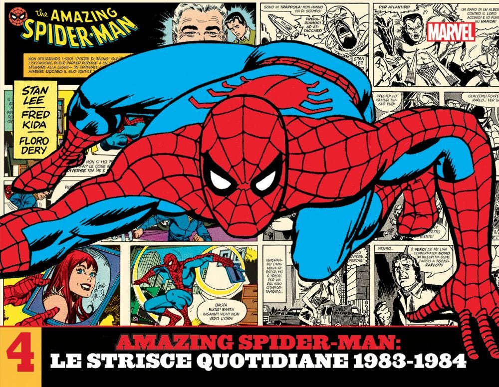 AMAZING SPIDER-MAN LE STRISCE QUOTIDIANE 4 1983-1984