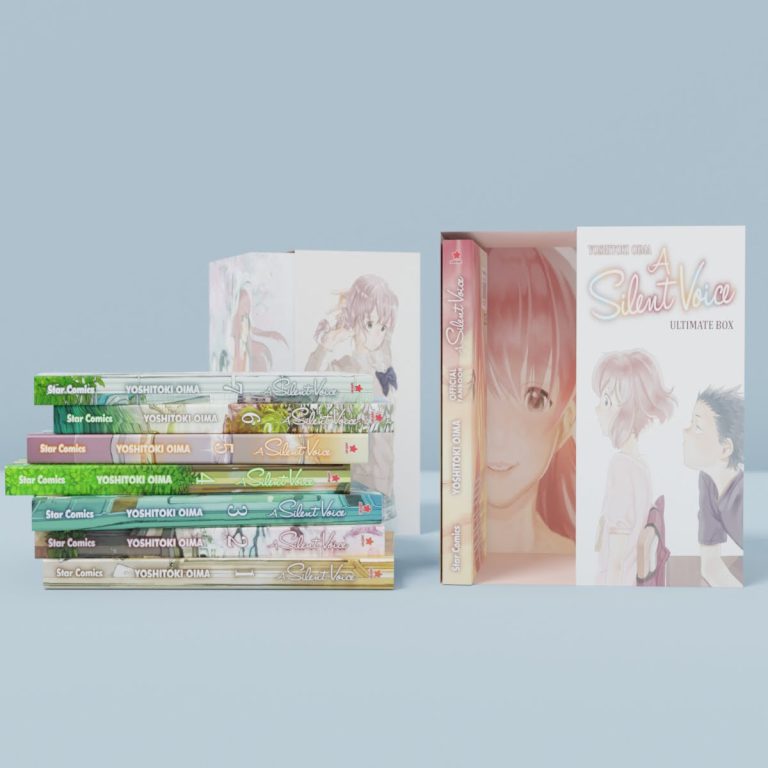 A SILENT VOICE ULTIMATE BOX SERIE COMPLETA + FANBOOK + BOX ESCULSIVO
