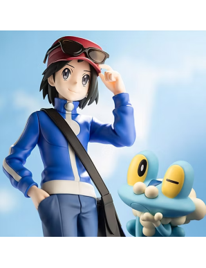 Kotobukiya ARTFX J Pokemon Series Calem with Froakie