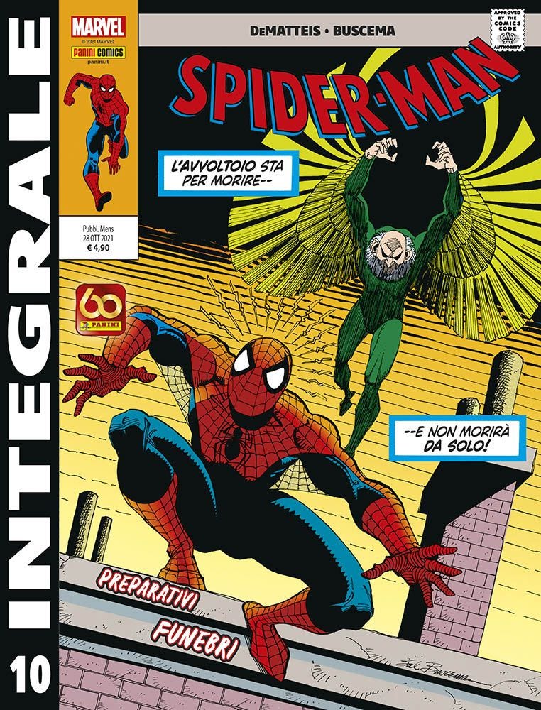 MARVEL INTEGRALE: SPIDER-MAN DI J.M. DEMATTEIS 10 DI 50 MARVEL INTEGRALE