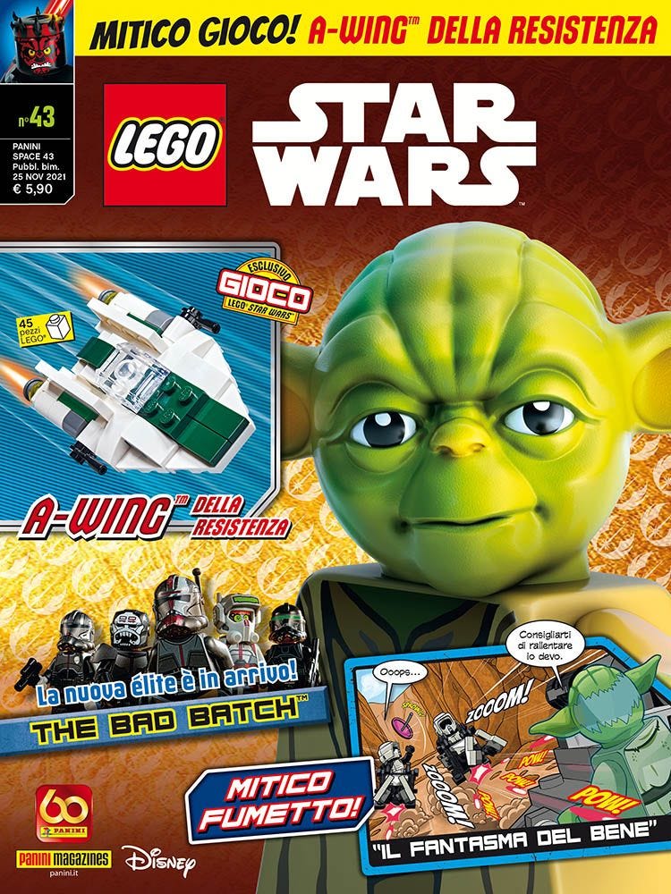 LEGO STAR WARS (2015) 43 IN REGALO: IL SET LEGO DI A-WING STARFIGHTER PANINI SPACE 43