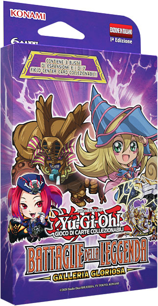 YU-GI-OH Galleria Gloriosa BLISTER DA 3 BUSTINE – ITA