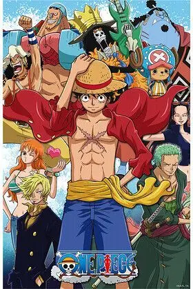 ONE PIECE GROUP FISHMAN ISLAND POSTER 3D