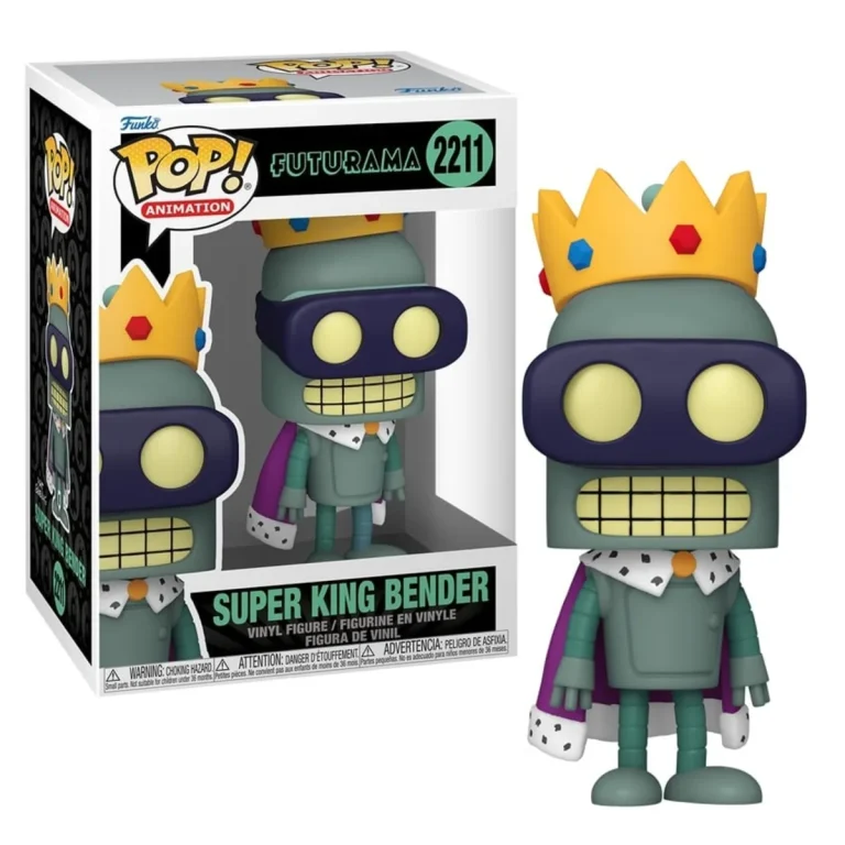 Super King Bender Futurama Funko Pop Super