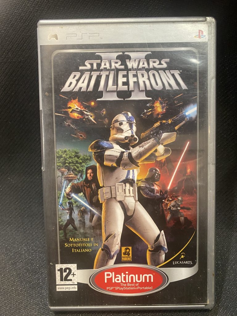 Star Wars Battlefront 2 PSP platinum Senza Manuale