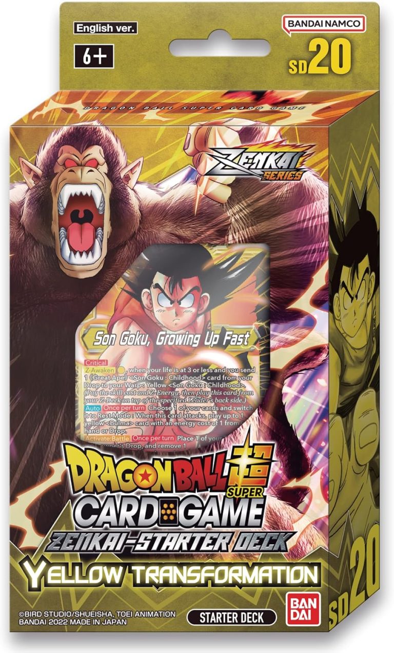 Dragon Ball Super TCG Zenkai Series Starter Deck (SD20) – Yellow Transformation
