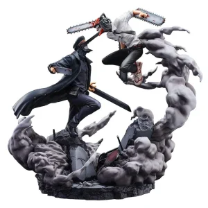 Chainsaw Man VS Samurai S. Super Situation Statue