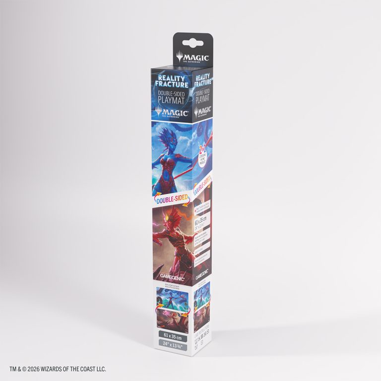 GAMEGENIC Magic: The Gathering – Reality Fracture – Double-sided Playmat – Kiora Salt San/Fire