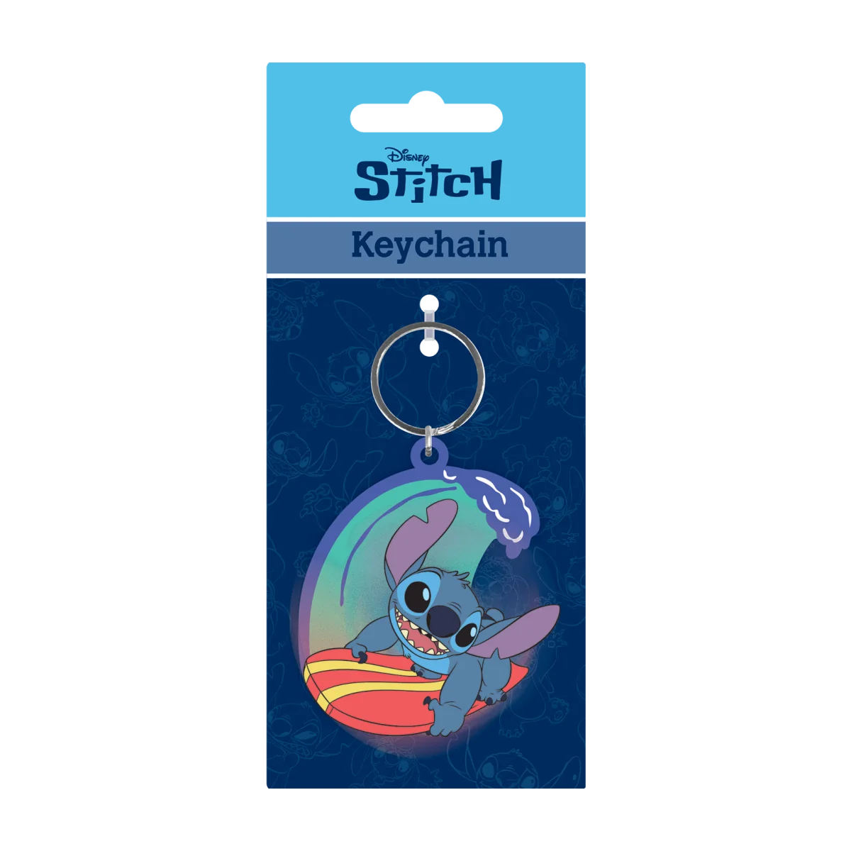 STITCH SURF SPINNER KEYCHAIN